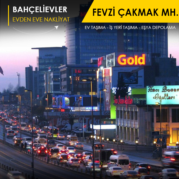 Fevzi Çakmak’ta zahmetsiz ve düzenli ev taşıma hizmeti.