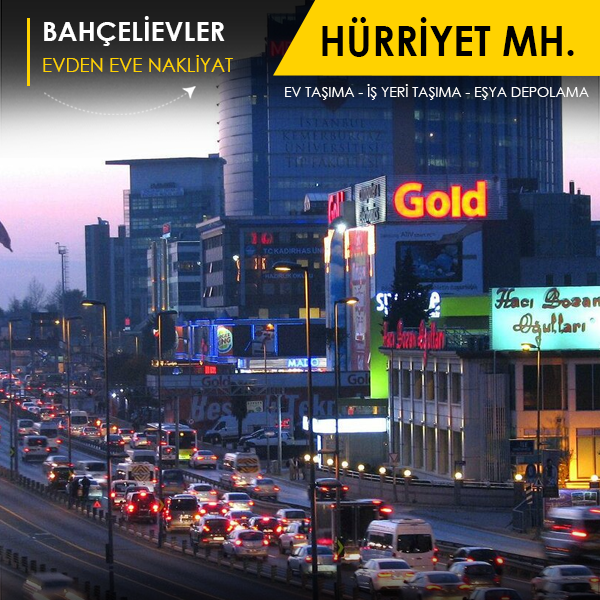 Hürriyet Mahallesi’nde özenli evden eve taşıma.