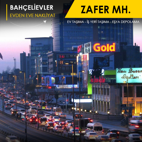 Zafer Mahallesi'nde eşyalarınız emin ellerde.